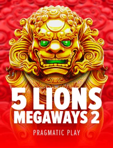5 Lions Megaways 2 slot artwork