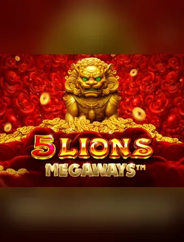 5 Lions Megaways slot artwork
