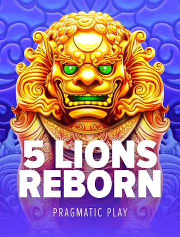 5 Lions Reborn slot artwork