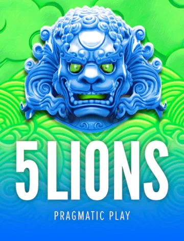5 Lions slot artwork