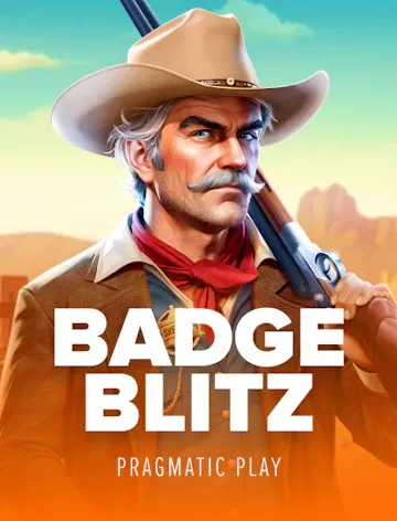 Badge Blitz slot artwork