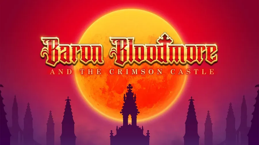 Baron Bloodmore and the Crimson Castle slot artwork