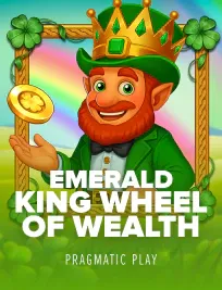 Emerald King - Wheel of Wealth slot artwork