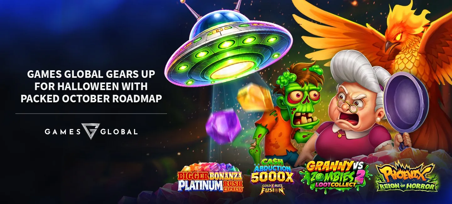Games Global image released with “Games Global gears up for Halloween with packed October roadmap - Chilling new games designed to capture seasonal player traffic 5th Oct 2026”