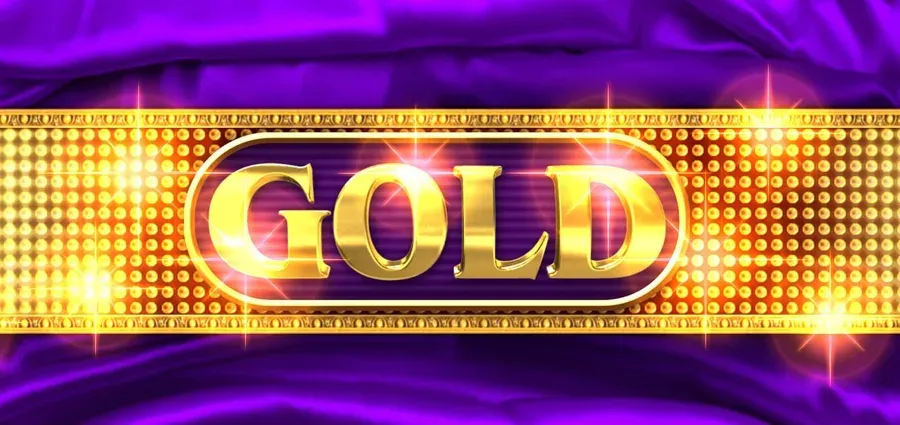 Gold slot artwork