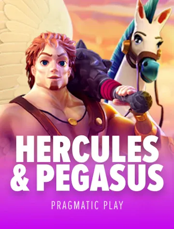 Hercules and Pegasus slot artwork