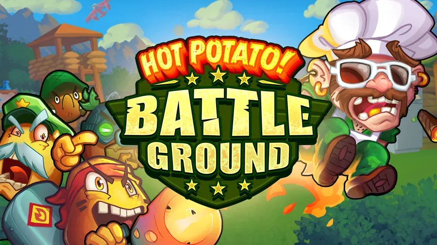Hot Potato Battleground slot artwork