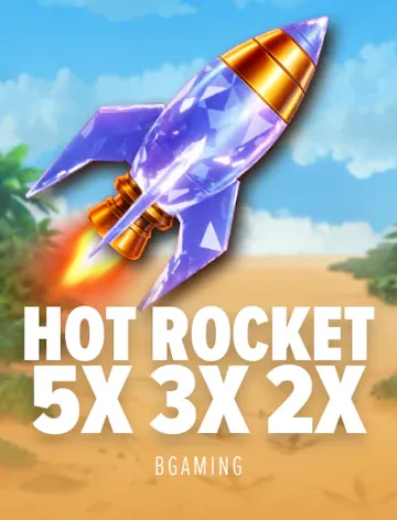 HOT ROCKET 5x 3x 2x slot artwork