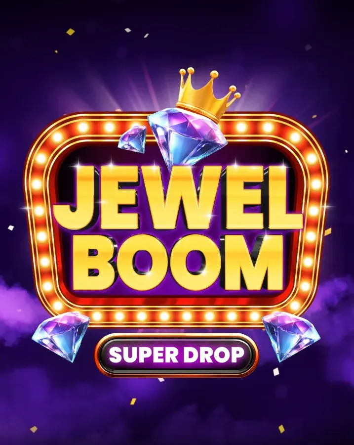 Jewel Boom Super Drop slot artwork