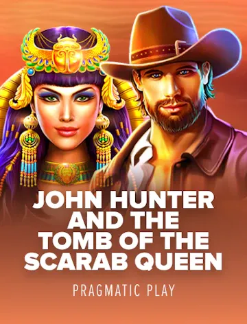 John Hunter and the Tomb of the Scarab Queen slot artwork