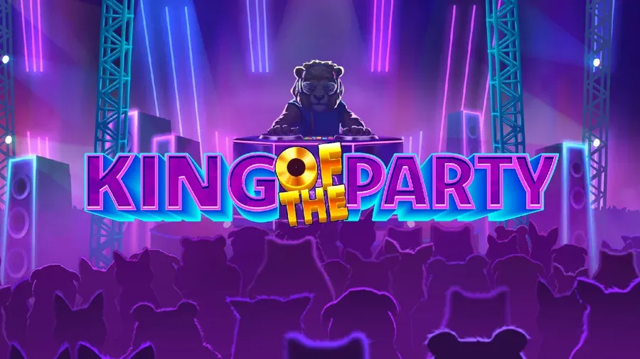 King of the Party slot artwork