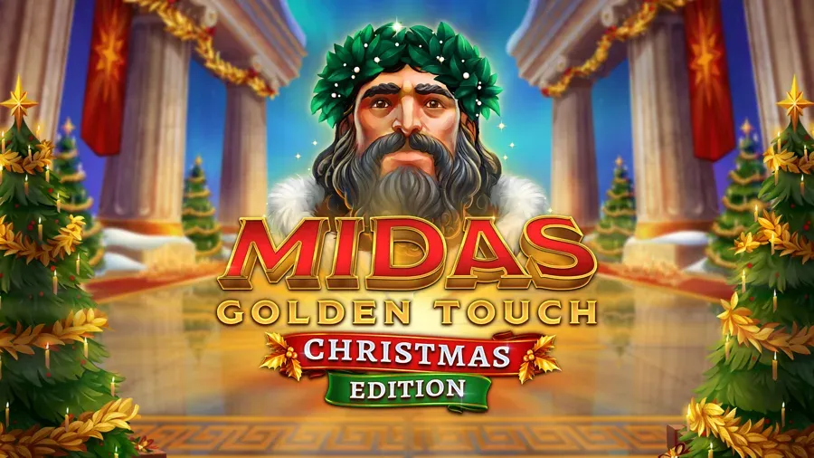 Midas Golden Touch Christmas Edition slot artwork