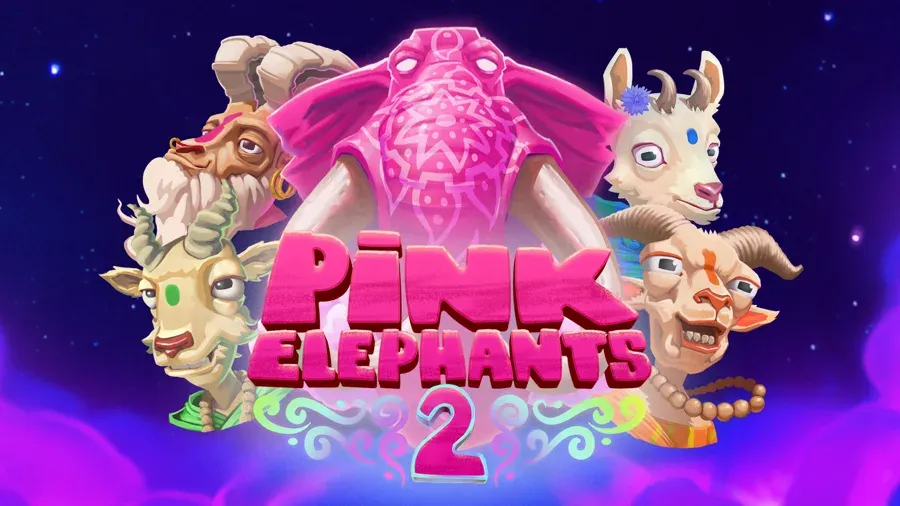 Pink Elephants 2 slot artwork