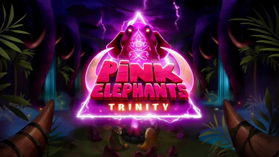 Pink Elephants Trinity slot artwork