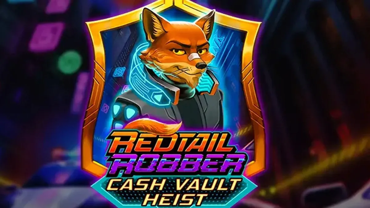Play'n GO image released with “Play’n GO has the right fox for the job in Redtail Robber Cash Vault Heist”