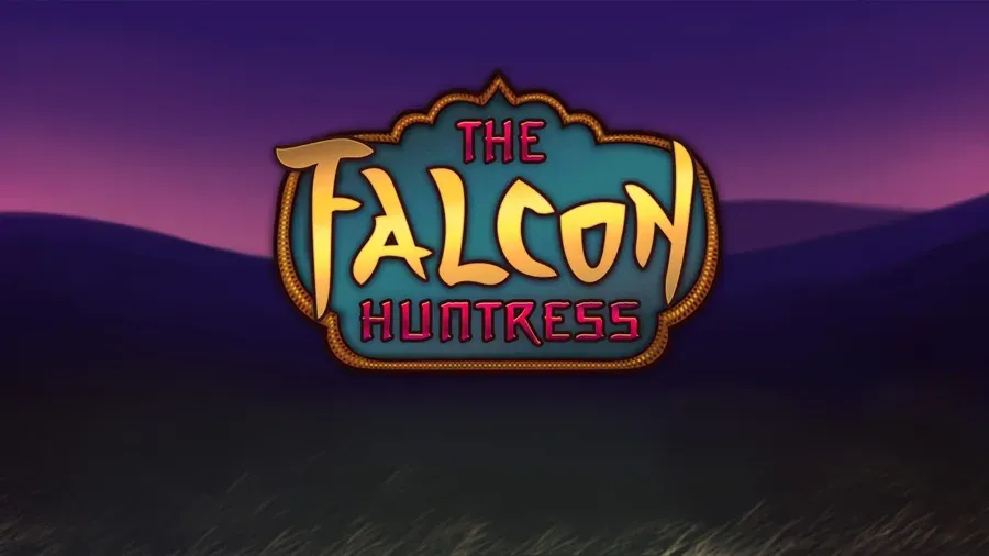 The Falcon Huntress slot artwork