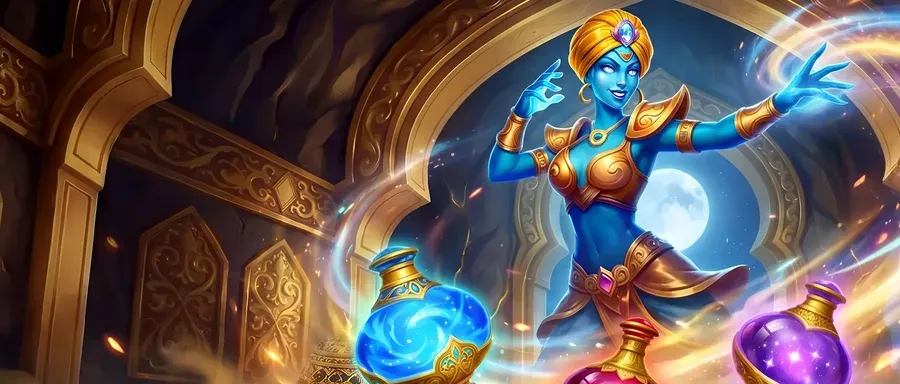 Three Pots of the Genie slot artwork